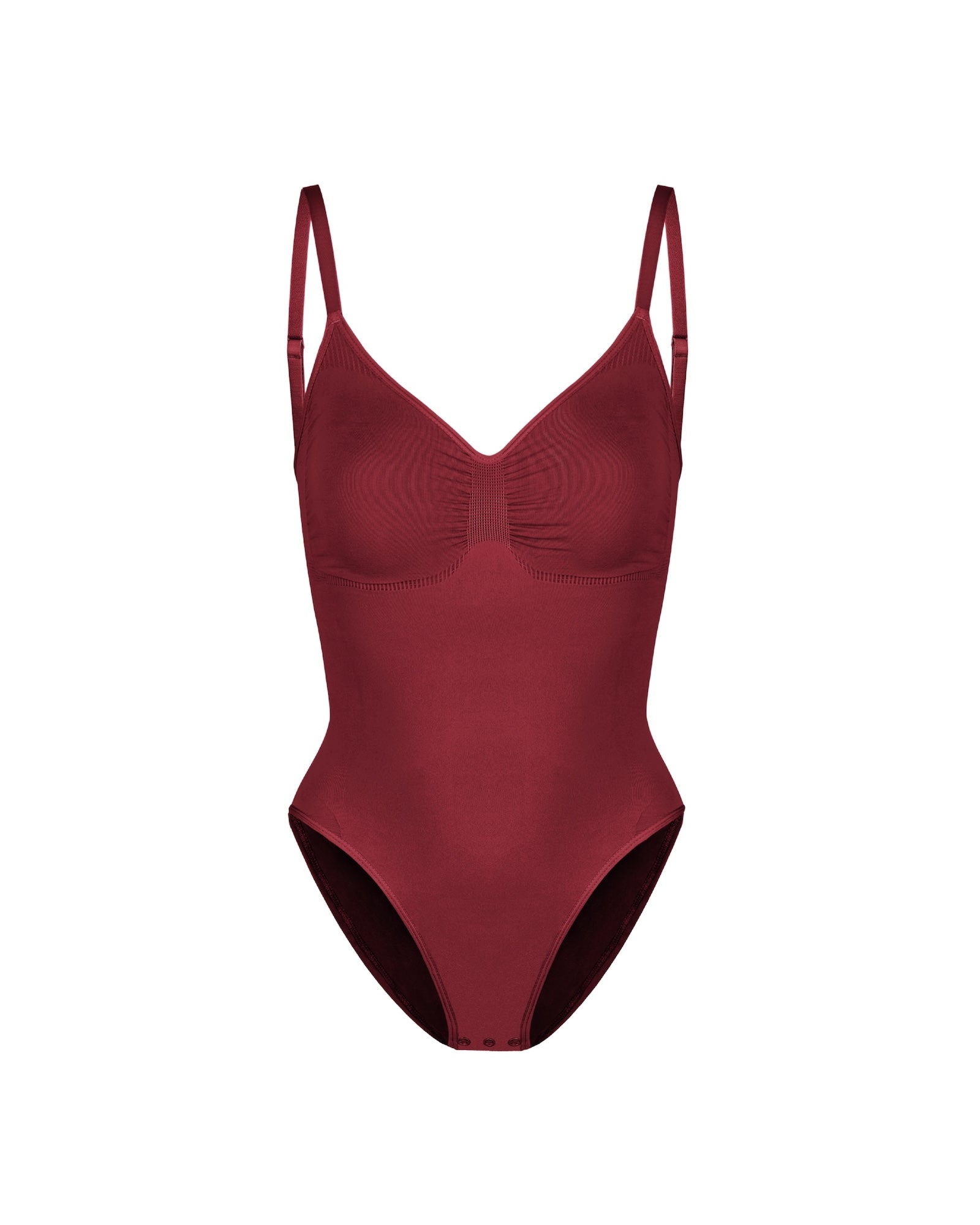 Front view of Cherry Classic Shapewear Bodysuit