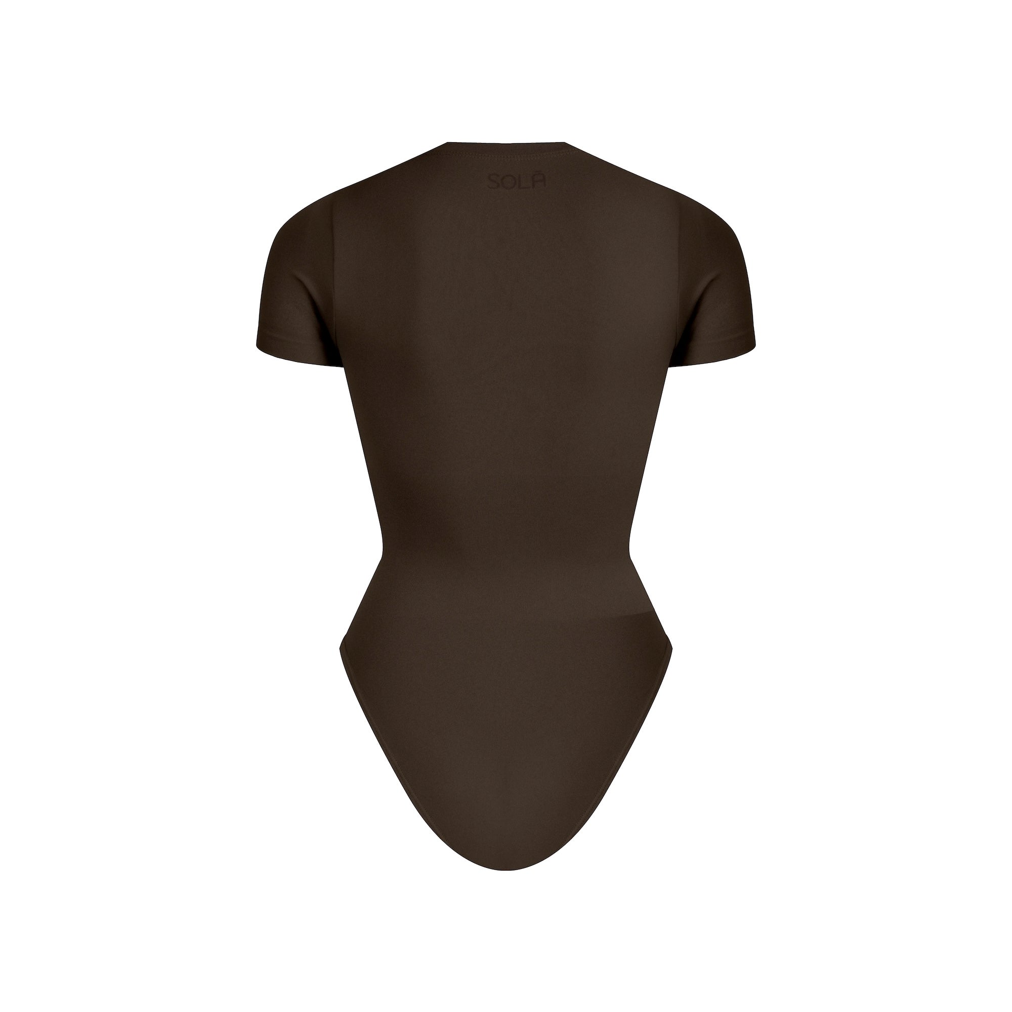 Brown bodysuit on a white background