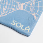 A close up view of Knitted Phone Bag