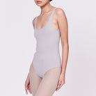 A woman wearing a stone shapewear