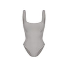 Front view of Stone Square Neck Shapewear Bodysuit
