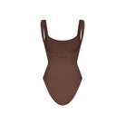 Back view of Teddy Square Neck Shapewear Bodysuit