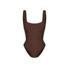 Front view of Teddy Square Neck Shapewear Bodysuit