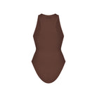 Back view of Teddy Halter Neck Shapewear Bodysuit