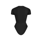 Back view of Black Shortsleeve Shapewear Bodysuit