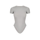 Front view of Stone Shortsleeve Shapewear Bodysuit