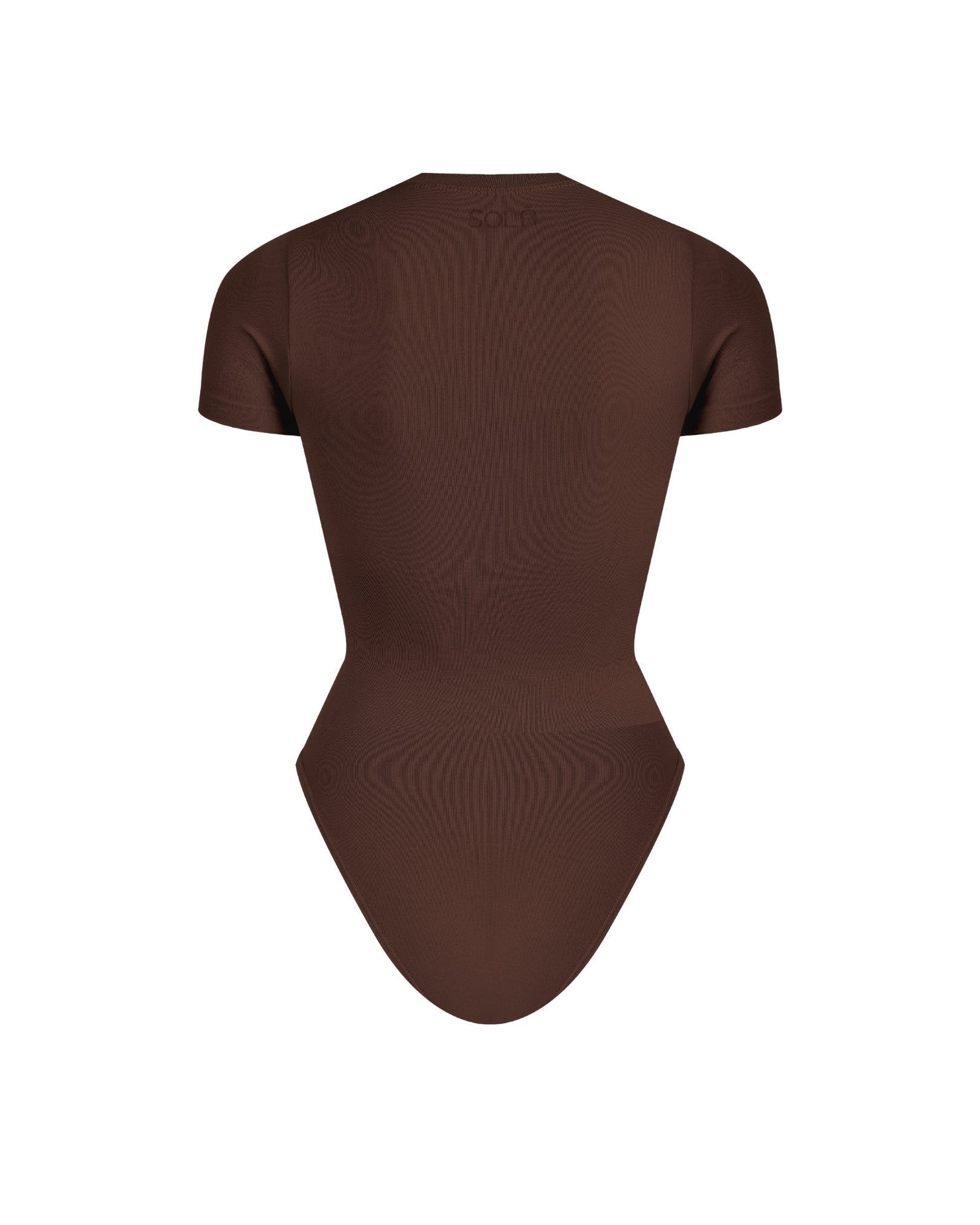 Back view of Teddy Shortsleeve Shapewear Bodysuit