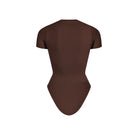 Back view of Teddy Shortsleeve Shapewear Bodysuit