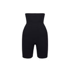 Black high-waisted shapewear on a white background