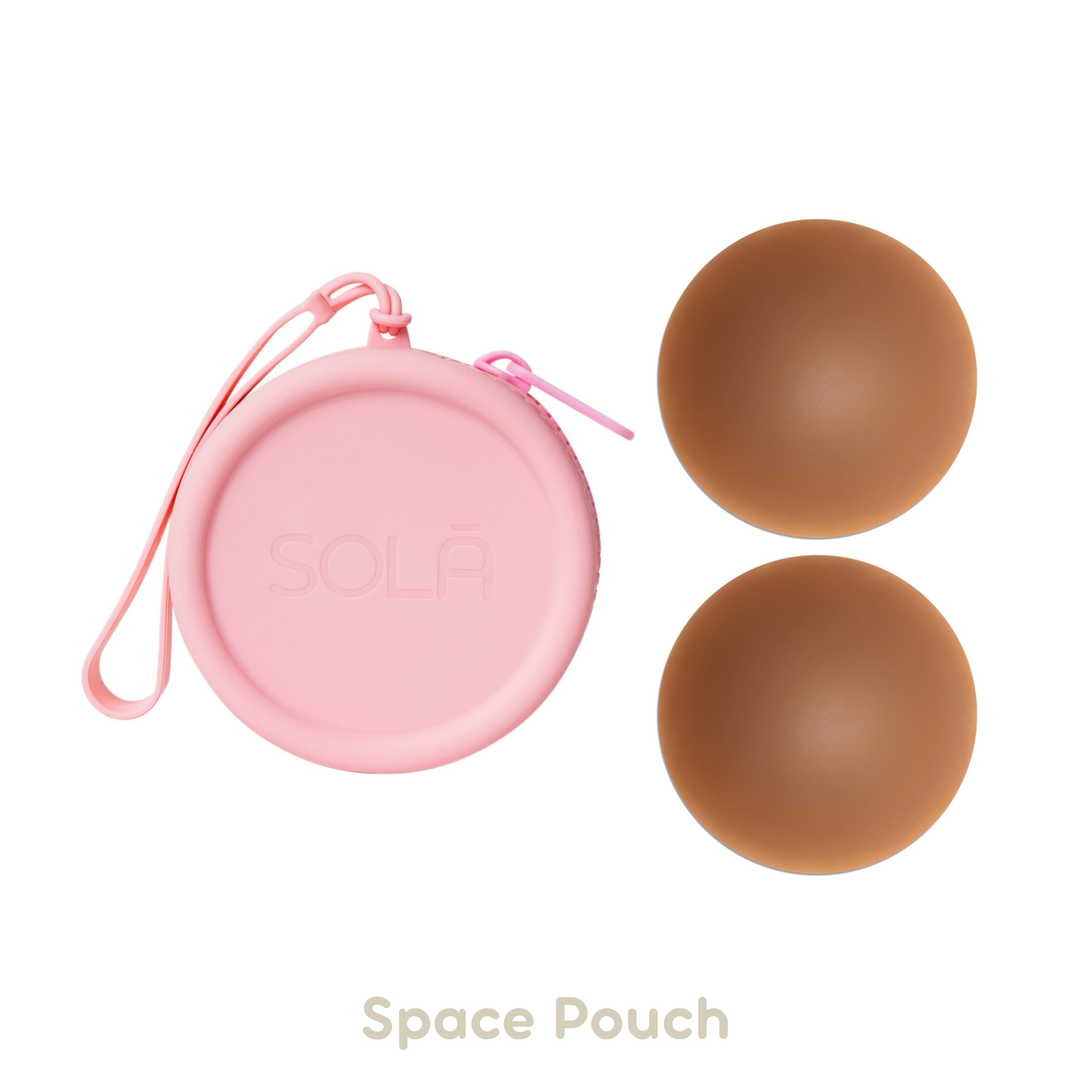 Eclipse nipple cover with space pouch