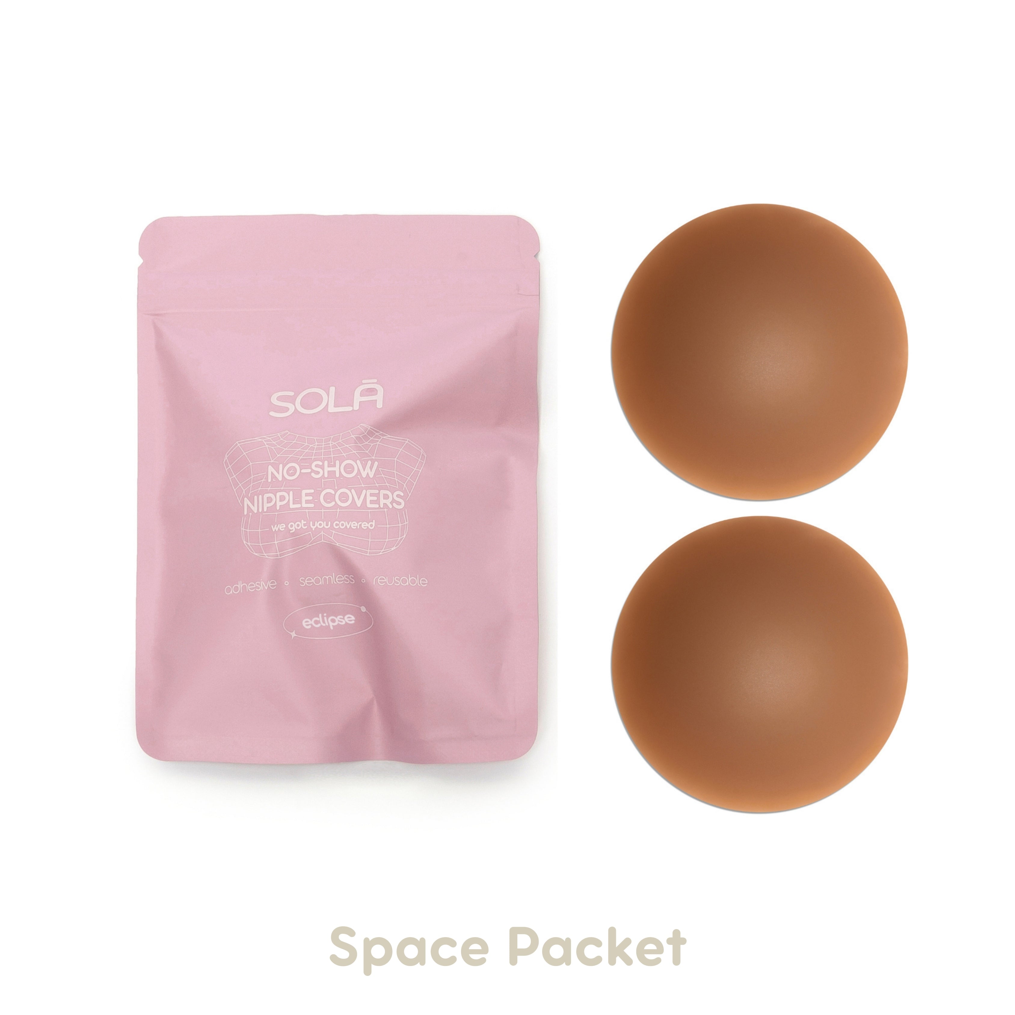 Eclipse nipple cover with space packet