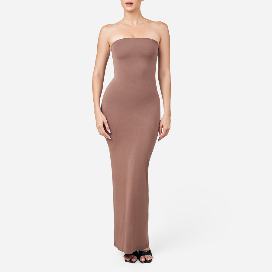 Sculpting Strapless Shapewear Maxi Dress