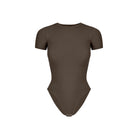 Brown bodysuit on a white background