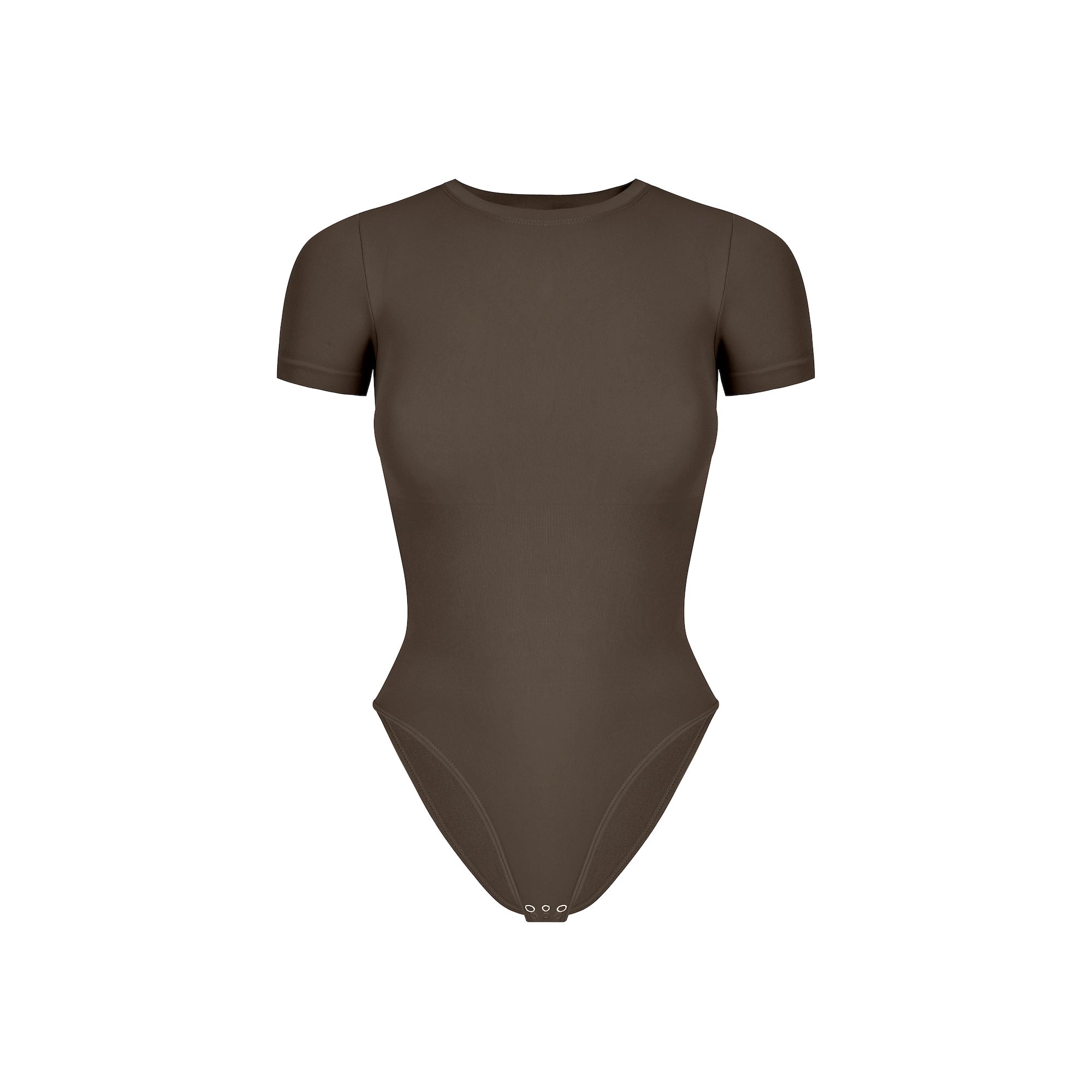 Brown bodysuit on a white background