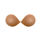 Nude-colored bra on a white background